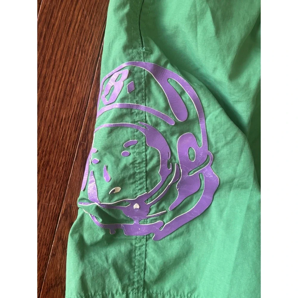 Billionaire Boys Club BBC Green Swim Trunks Shorts Mens Large Astronaut Logo 5in